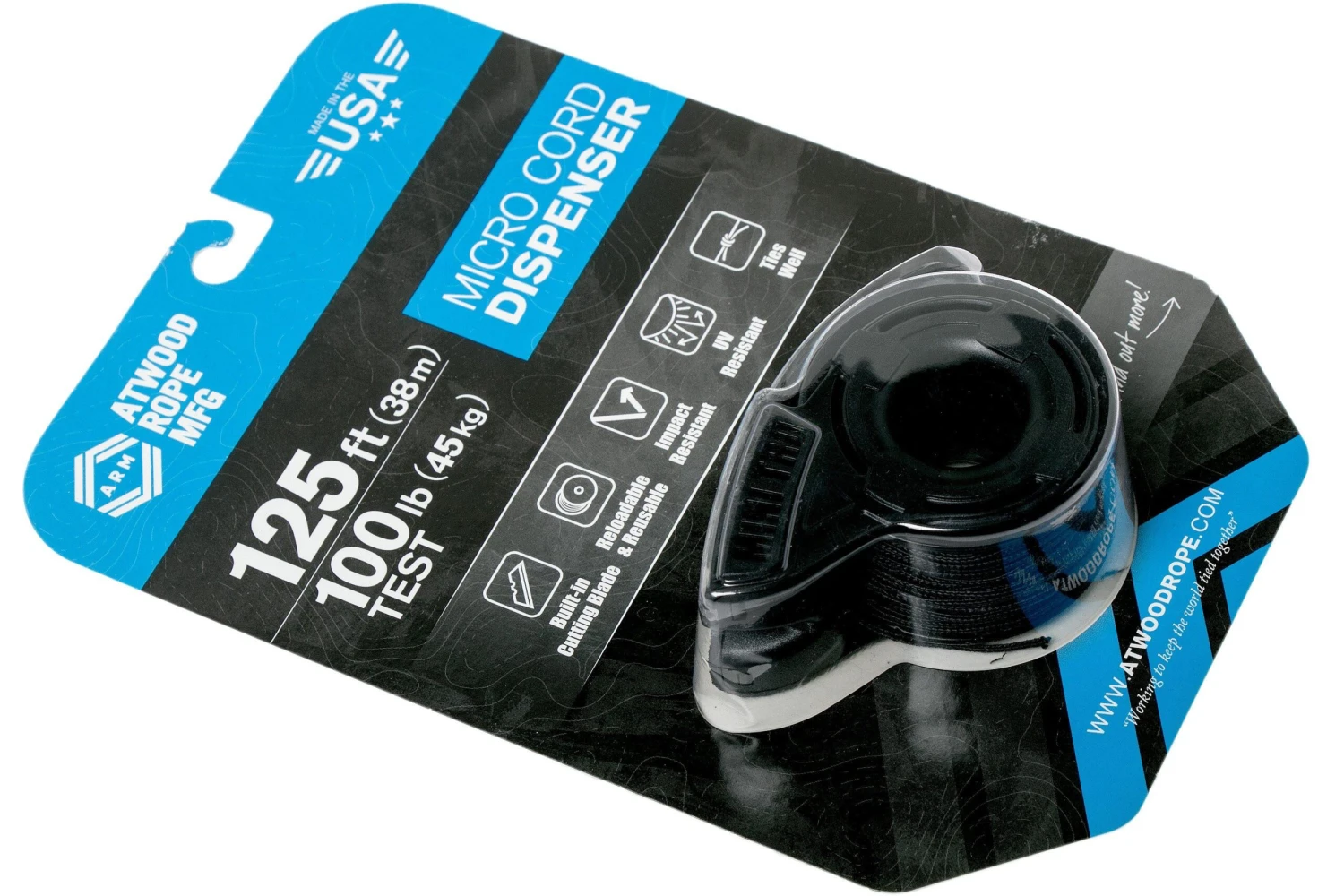 Atwood Rope MFG Mini TRD Micro Cord Dispenser 4 Atwood Rope MFG Mini TRD Micro Cord Dispenser - Billede 4