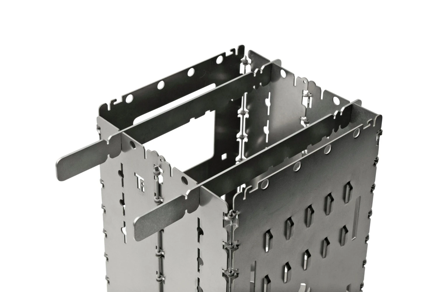 Bushcraft Essentials Bushbox XL Titanium, Foldable Stove 2 Bushcraft Essentials Bushbox XL Titanium, Foldable Stove - Billede 2