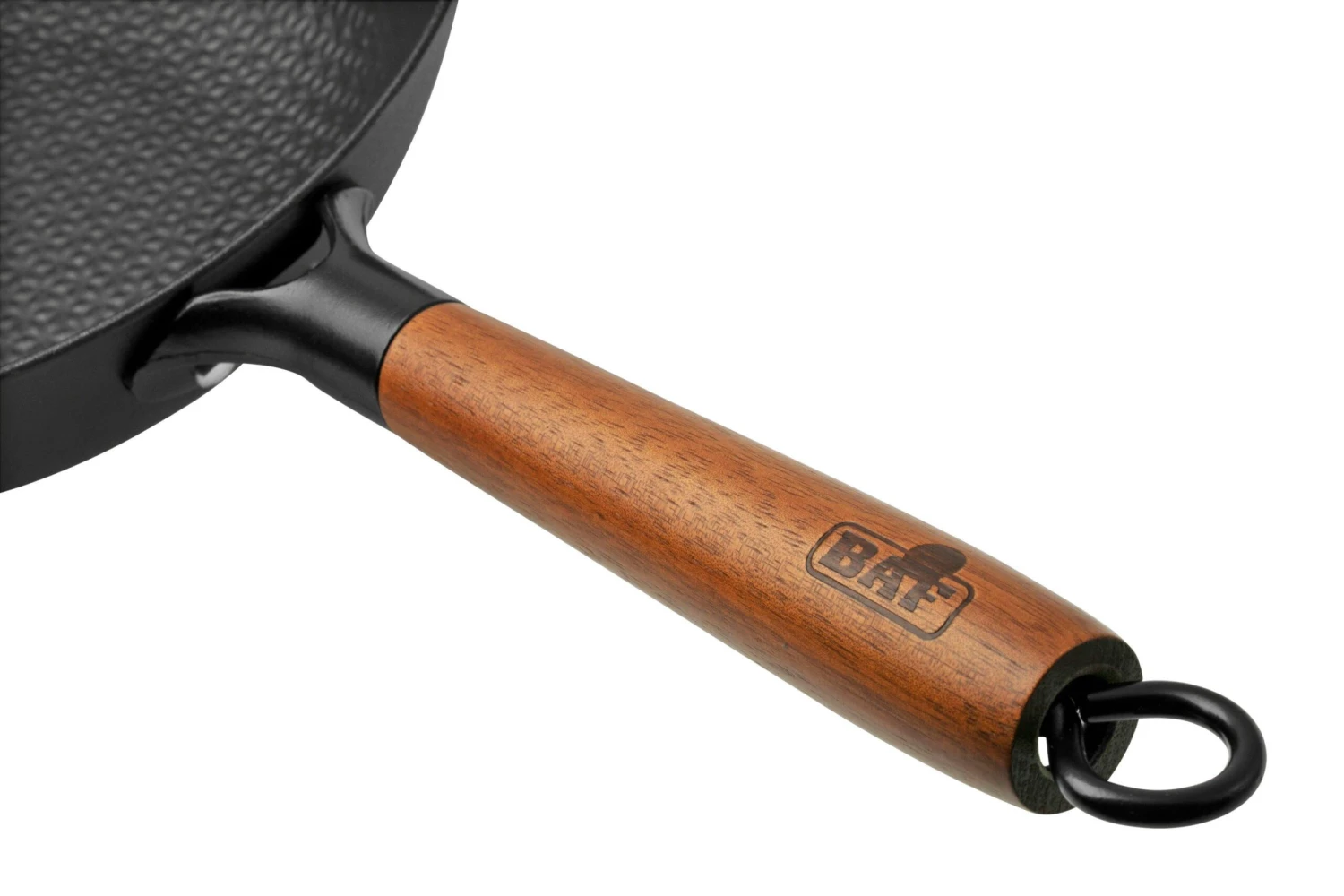 Baf Rustica Pur 1001.12.28.0 24 Cm Wooden Handle, Wok Pan 1 Baf Rustica Pur 1001.12.28.0 24 Cm Wooden Handle, Wok Pan