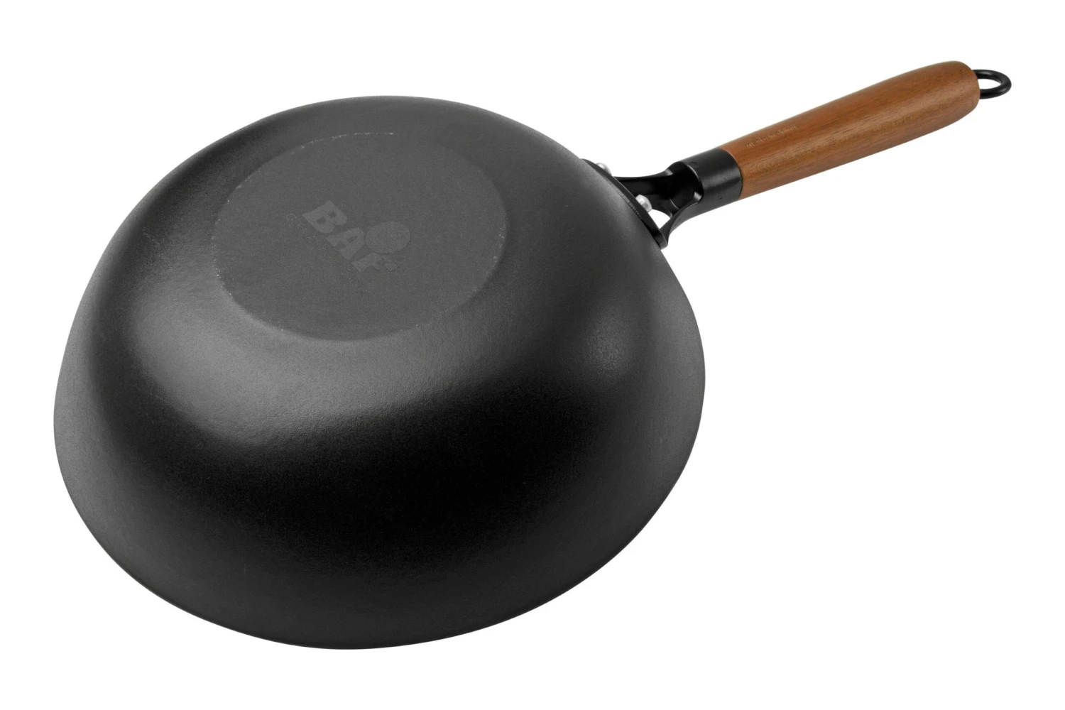 Baf Rustica Pur 1001.12.28.0 24 Cm Wooden Handle, Wok Pan 2 Baf Rustica Pur 1001.12.28.0 24 Cm Wooden Handle, Wok Pan - Billede 2