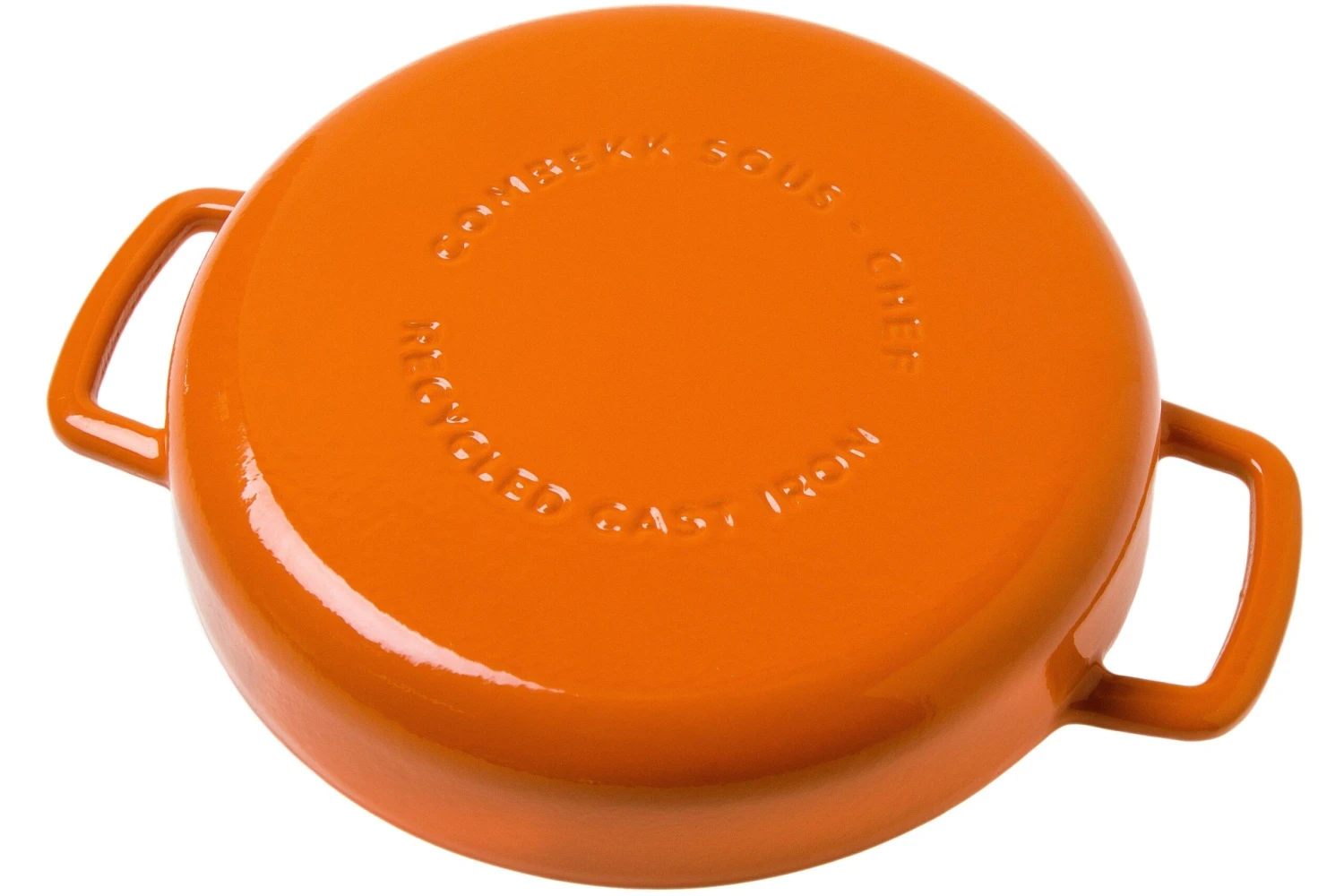 Combekk Sous Chef 192124OR Frying Pan Double Handle 24 Cm, Orange 2 Combekk Sous Chef 192124OR Frying Pan Double Handle 24 Cm, Orange - Billede 2
