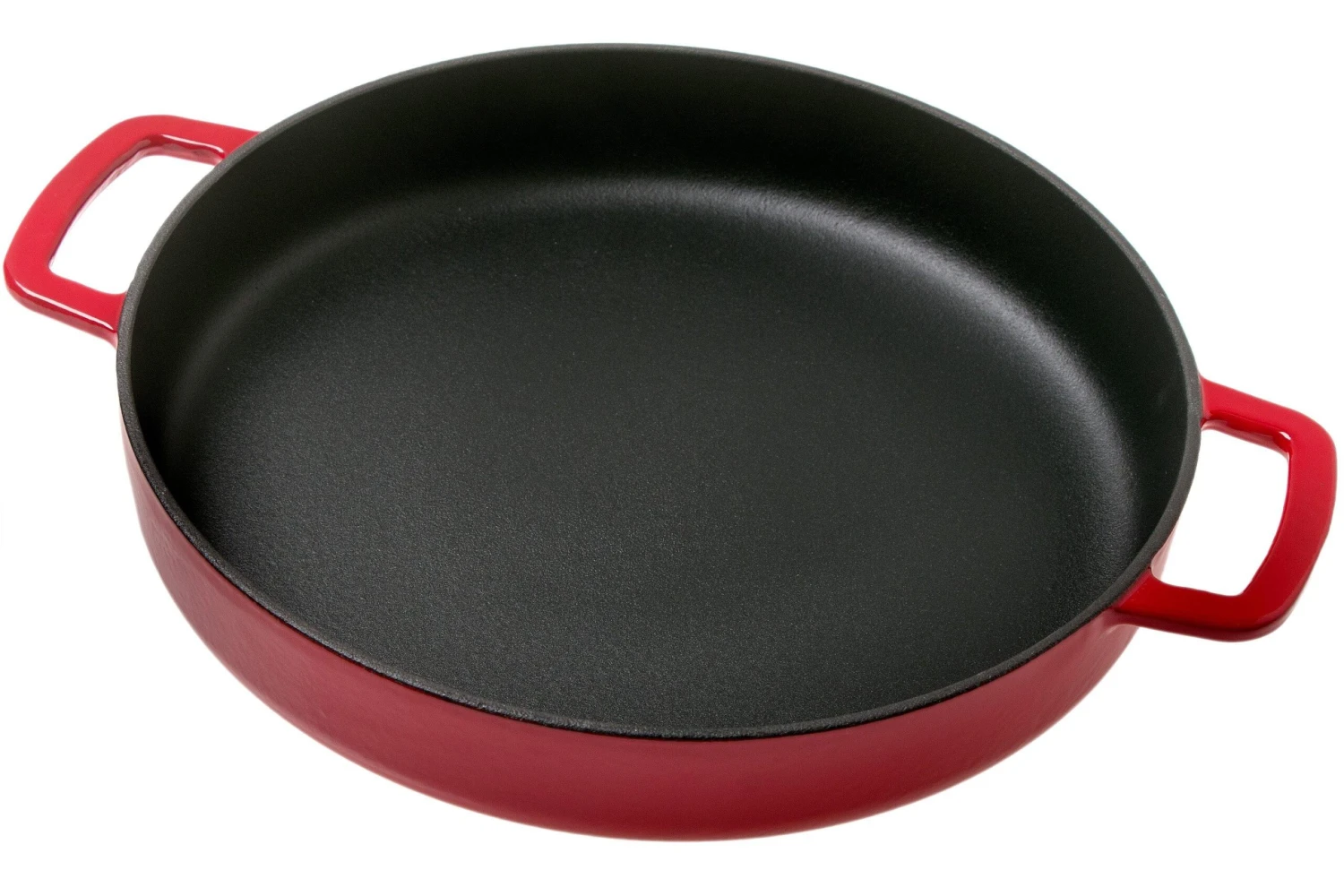 Combekk Sous Chef 192128RD Frying Pan Double Handle 28 Cm, Red 1 Combekk Sous Chef 192128RD Frying Pan Double Handle 28 Cm, Red
