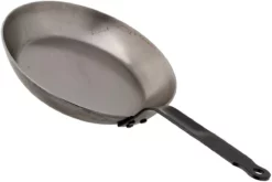 De Buyer Acier Carbone Steel Frying Pan, 24cm 5110.24