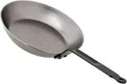 De Buyer Acier Carbone Steel Frying Pan, 26cm 5110.26