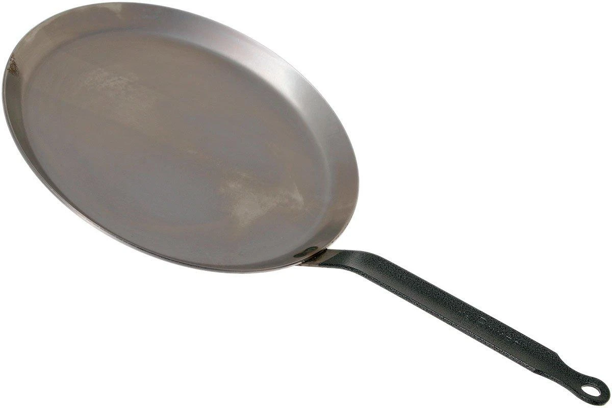 De Buyer Acier Carbone Steel Plus-pancake Pan, 24cm 5120.24 1 De Buyer Acier Carbone Steel Plus-pancake Pan, 24cm 5120.24