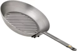 De Buyer Mineral B Element Grill Pan, 26cm 5613.26