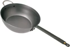 De Buyer Mineral B Element Wok Pan, 32cm 5614.32