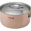 De Buyer Prima Matera Roasting Pan 24 Cm With Stainless Lid DEB6242.24