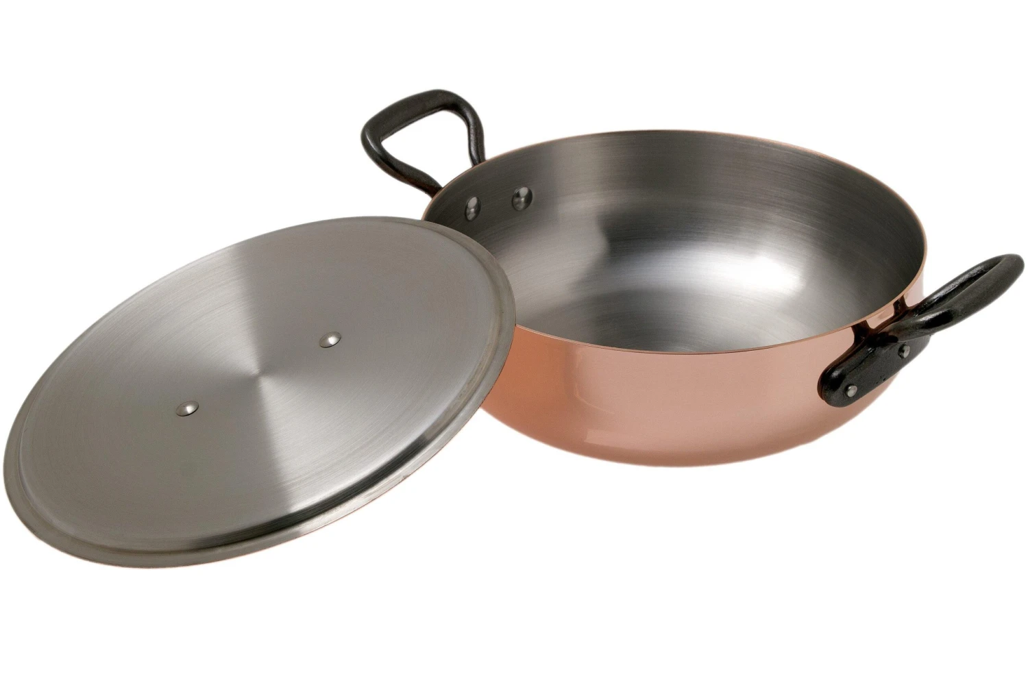 De Buyer Prima Matera Tradition 6332.28 Copper Saute Pan 28 Cm 2 De Buyer Prima Matera Tradition 6332.28 Copper Saute Pan 28 Cm - Billede 2