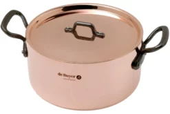 De Buyer Prima Matera Tradition 6342.20 Copper Cooking Pot 20 Cm