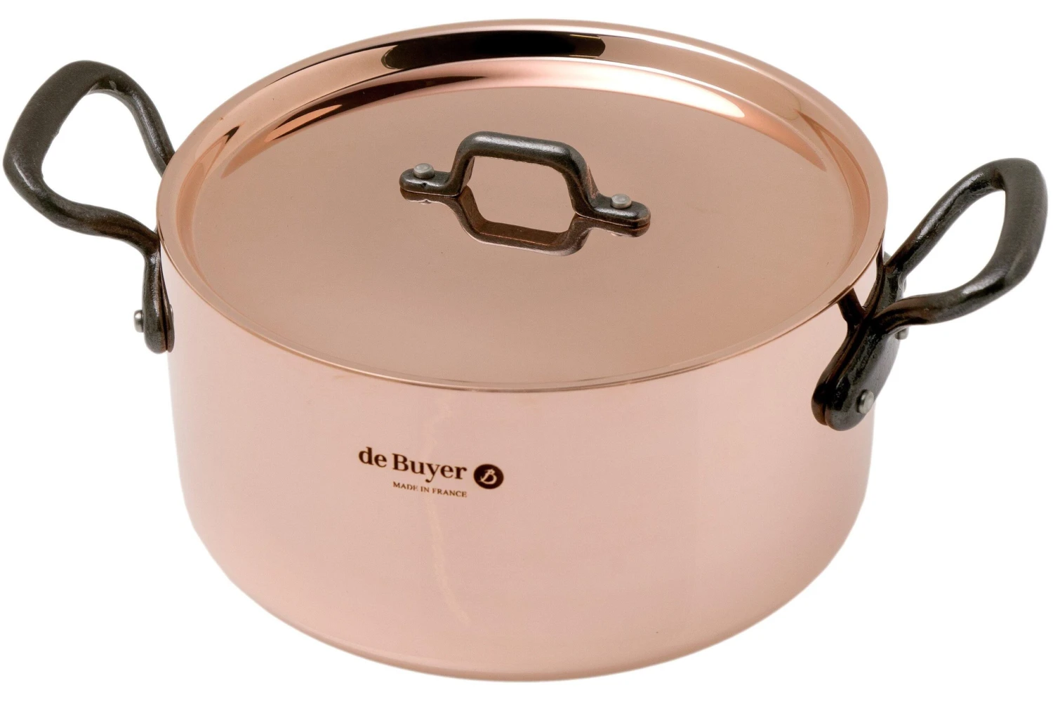 De Buyer Prima Matera Tradition 6342.20 Copper Cooking Pot 20 Cm 1 De Buyer Prima Matera Tradition 6342.20 Copper Cooking Pot 20 Cm