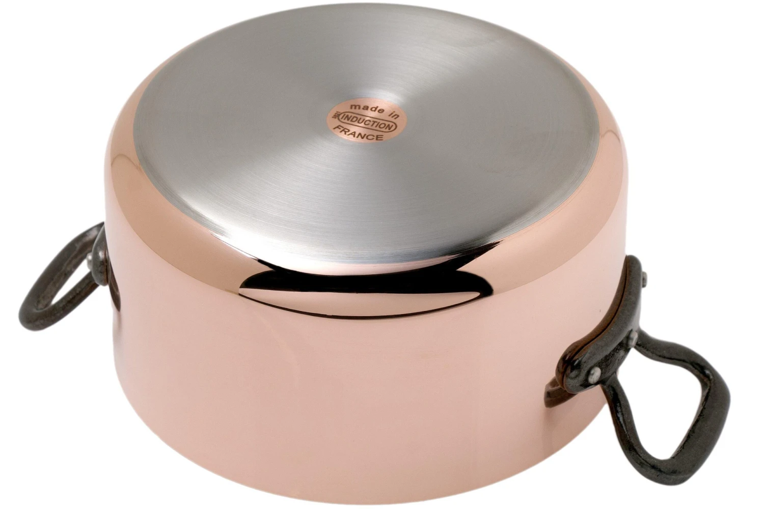 De Buyer Prima Matera Tradition 6342.20 Copper Cooking Pot 20 Cm 3 De Buyer Prima Matera Tradition 6342.20 Copper Cooking Pot 20 Cm - Billede 3