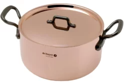 De Buyer Prima Matera Tradition 6342.24 Copper Cooking Pot 24 Cm