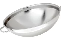 Demeyere Resto Wok Pan 8,5 L, 36 Cm -Friluftslageret Butik DY40850 225 03 demeyere resto dy40850 225 03