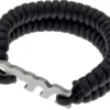 Fish Bone, Paracord Bracelet With Fish Bone To Hold It Together, Stainless Steel