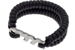 Fish Bone, Paracord Bracelet With Fish Bone To Hold It Together, Stainless Steel