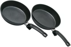 Fissler Adamant Comfort 159-105-02-101 Frying Pan Set, 24 And 28 Cm