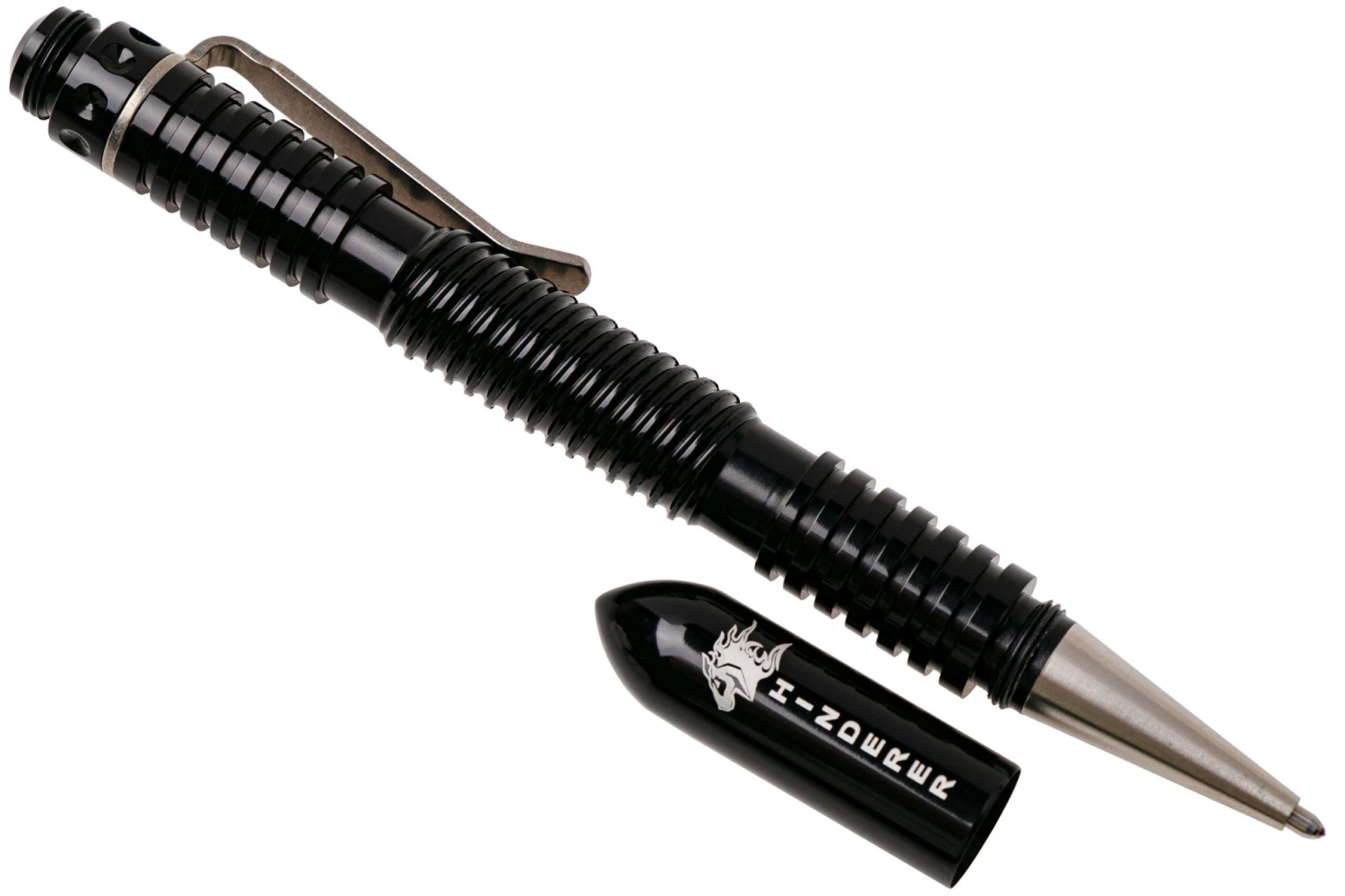 Rick Hinderer Extreme Duty Spiral Pen, Aluminum, Polished Black, Tactical Pen 2 Rick Hinderer Extreme Duty Spiral Pen, Aluminum, Polished Black, Tactical Pen - Billede 2