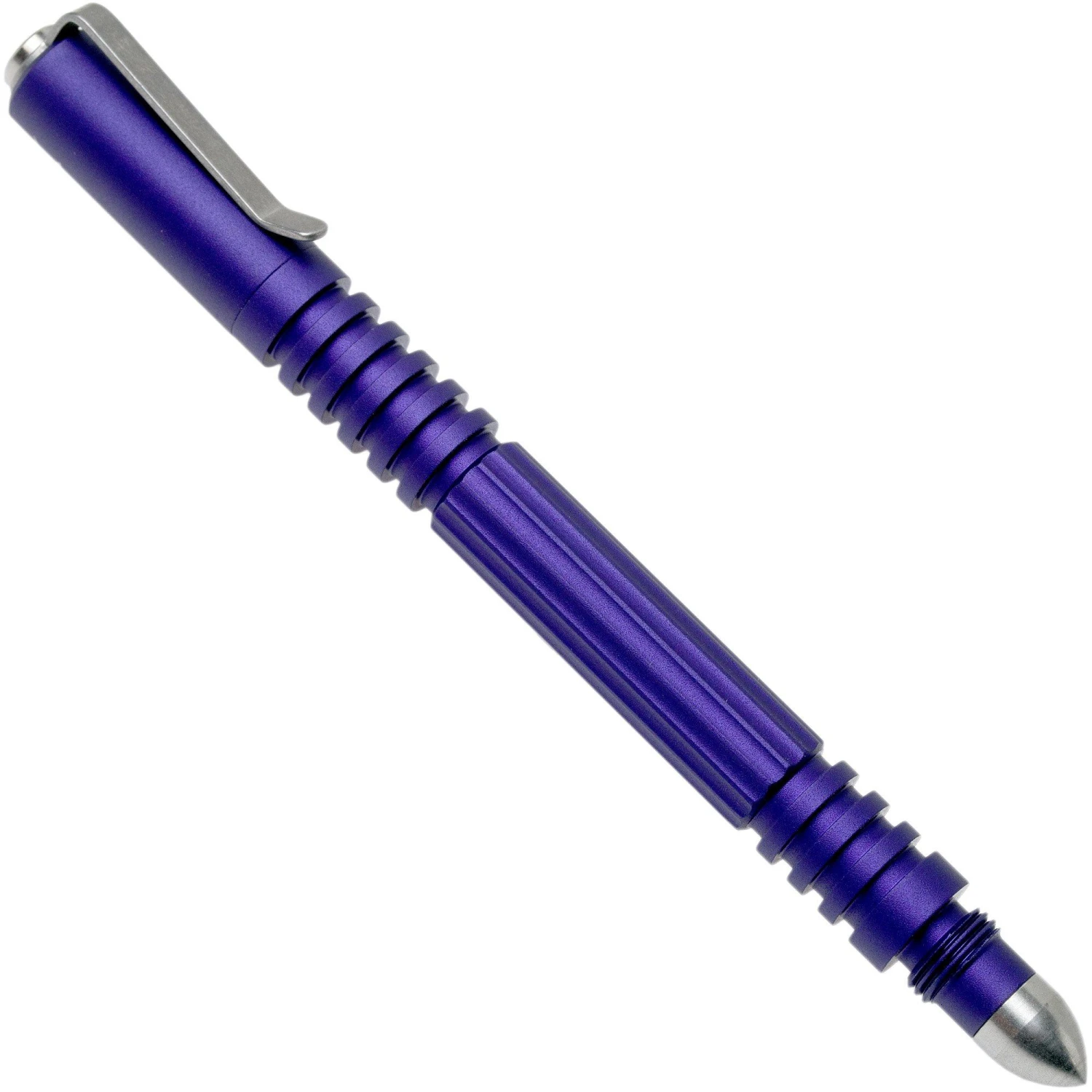 Rick Hinderer Investigator Pen Aluminium Matte Purple, Tactical Pen 1 Rick Hinderer Investigator Pen Aluminium Matte Purple, Tactical Pen