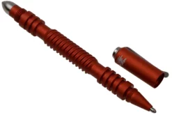 Rick Hinderer Spiral Investigator Pen, Aluminum, Matte Orange, Tactical Pen -Friluftslageret Butik HRK INVP S AL MO 03 hinderer scaled