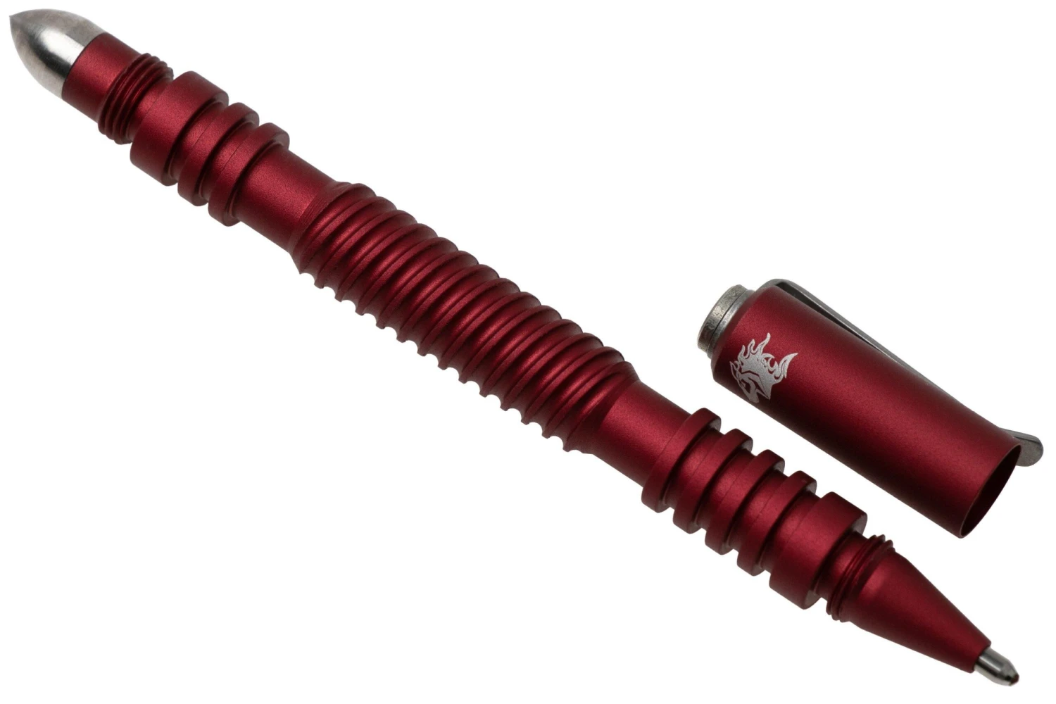 Rick Hinderer Spiral Investigator Pen, Aluminum, Matte Red, Tactical Pen 3 Rick Hinderer Spiral Investigator Pen, Aluminum, Matte Red, Tactical Pen - Billede 3