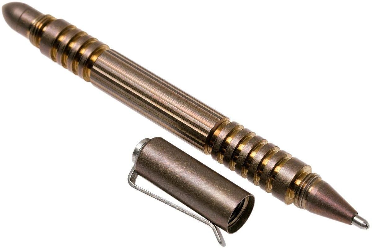 Rick Hinderer Investigator Pen Titanium Bronze, Tactical Pen 2 Rick Hinderer Investigator Pen Titanium Bronze, Tactical Pen - Billede 2