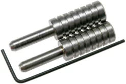 Rick Hinderer Extreme Duty Modular Kubotan Pen Deluxe Set Matte Black -Friluftslageret Butik HRK KUBADEX AL MB 04 rick hinderer knives scaled