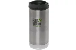 Klean Kanteen Insulated Thermos TKWide 335 Ml (Café Cap) - Brushed Stainless