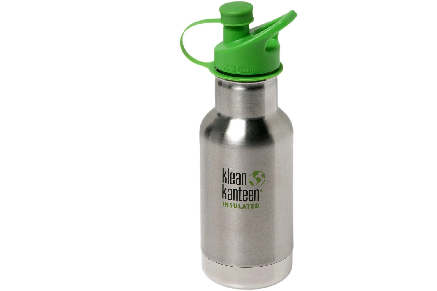 Klean Kanteen Kid Insulated Sport Cap 350 Ml, Stainless Steel/ Green 1 Klean Kanteen Kid Insulated Sport Cap 350 Ml, Stainless Steel/ Green