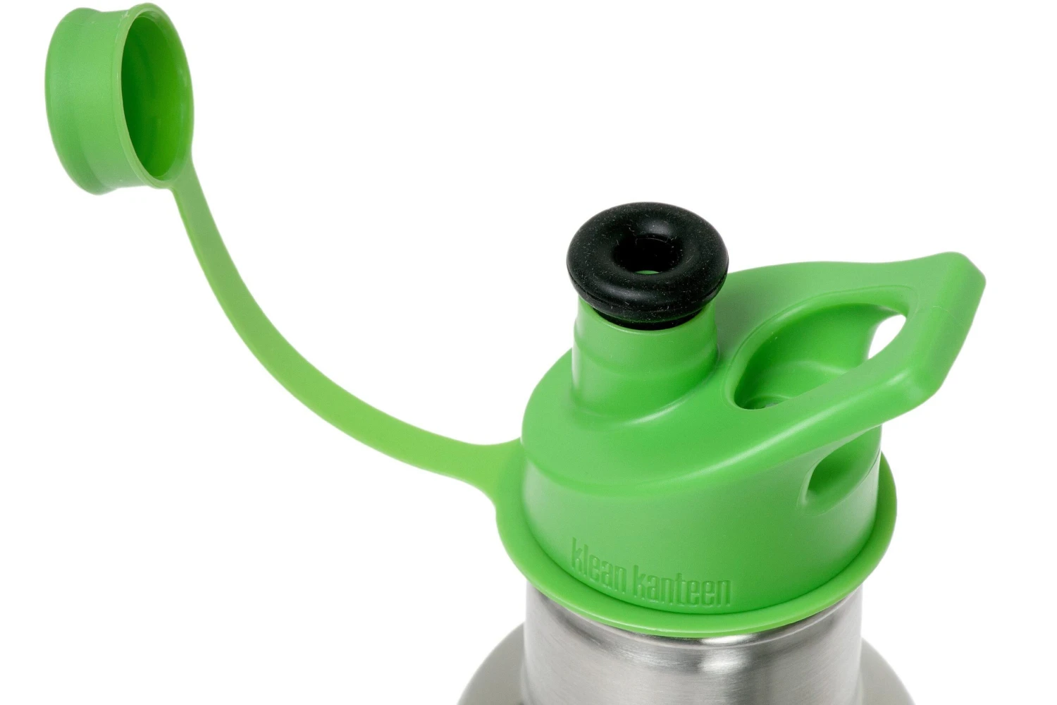 Klean Kanteen Kid Insulated Sport Cap 350 Ml, Stainless Steel/ Green 2 Klean Kanteen Kid Insulated Sport Cap 350 Ml, Stainless Steel/ Green - Billede 2