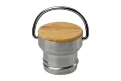 Klean Kanteen Stainless Bamboo Cap, Leak-proof Cap, Stainless Steel And Bamboo