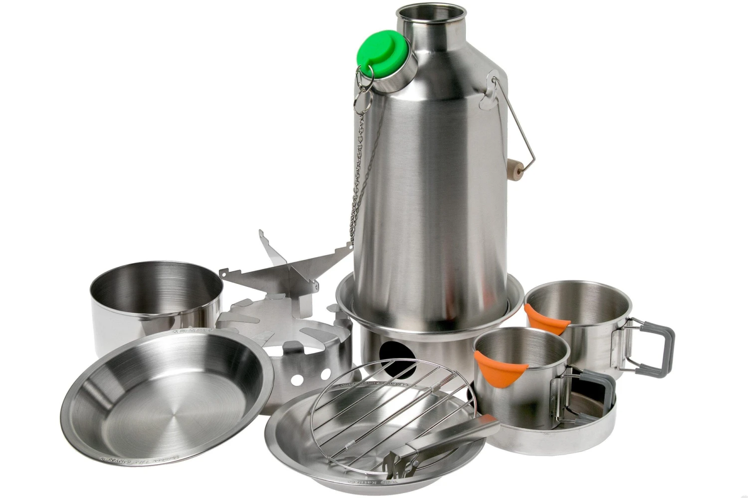 Kelly Kettle Ultimate Base Camp Kit 1.6L Stainless ULT-BASE 1 Kelly Kettle Ultimate Base Camp Kit 1.6L Stainless ULT-BASE