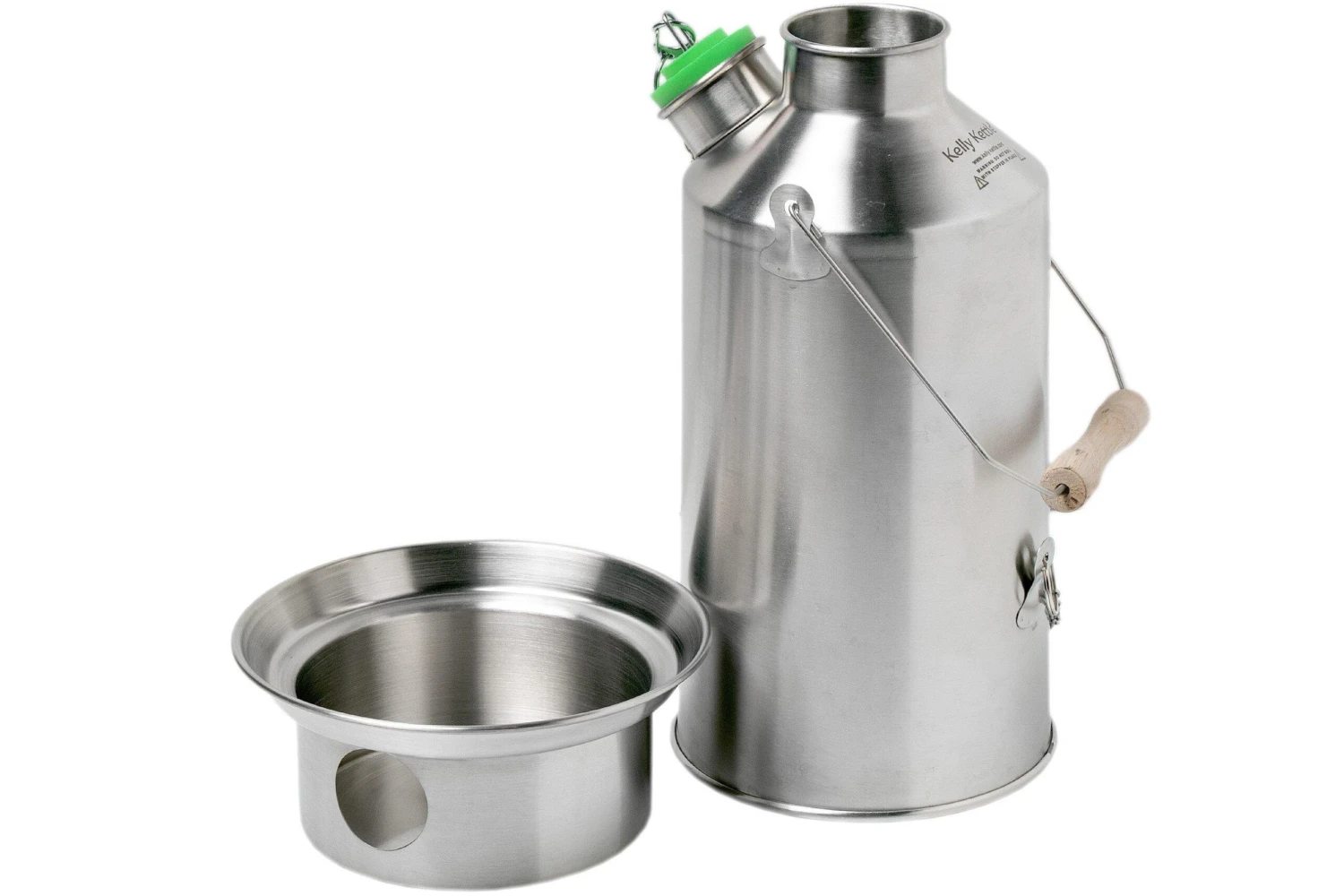Kelly Kettle Base Camp Kettle 1.6L Stainless 50001 2 Kelly Kettle Base Camp Kettle 1.6L Stainless 50001 - Billede 2