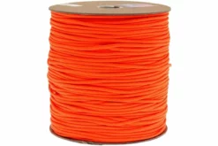550 Paracord Type III, Color: Neon Orange, 1000 Ft (304.8 M)