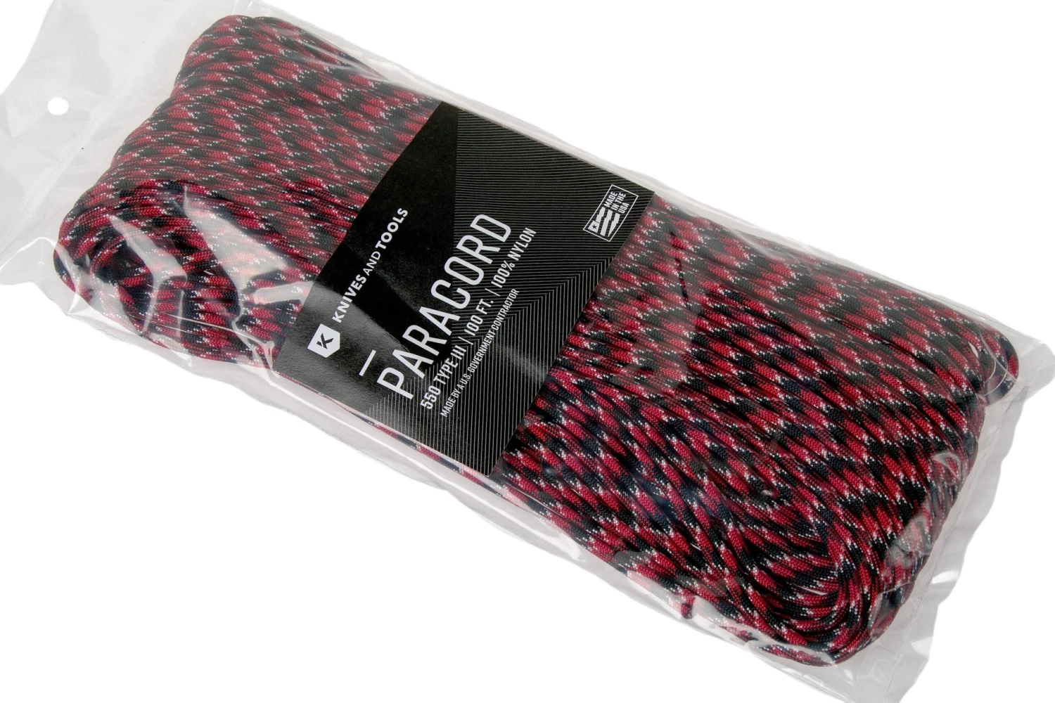 Knivesandtools 550 Paracord Type III, Colour: Biters, 100 Ft (30.48 M) 3 Knivesandtools 550 Paracord Type III, Colour: Biters, 100 Ft (30.48 M) - Billede 3