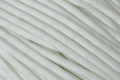 Knivesandtools 550 Paracord Type III, Colour: White W/ Glow In The Dark, 100 Ft (30.48 M)