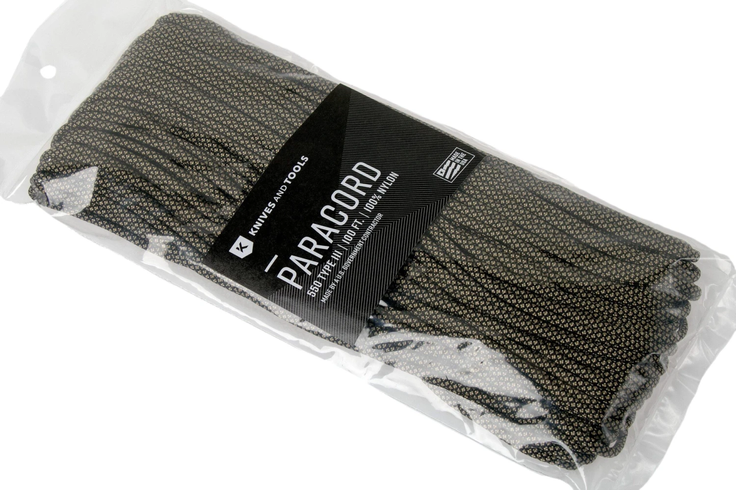 Knivesandtools 550 Paracord Type III, Colour: Gold Diamonds, 100 Ft (30.48 M) 3 Knivesandtools 550 Paracord Type III, Colour: Gold Diamonds, 100 Ft (30.48 M) - Billede 3