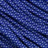 Knivesandtools 550 Paracord Type III, Colour: Electric Blue With Silver Grey Diamonds - 50 Ft (15.24 Meters)