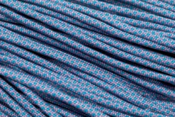 Knivesandtools 550 Paracord Type III, Colour: FS Lavender (pink) With Neon Turquoise Diamonds - 50 Ft (15.24 Meters)