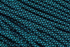 Knivesandtools 550 Paracord Type III, Colour: Neon Turquoise Diamonds - 50 Ft (15.24 Meters)