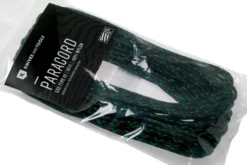 Knivesandtools 550 Paracord Type III, Colour: Green Knight With Green Metallic X - 50 Ft (15.24 Meters) -Friluftslageret Butik KTPC394 03 knivesandtools scaled