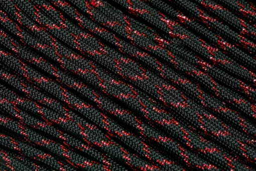 Knivesandtools 550 Paracord Type III, Colour: Red Knight With Red Metallic X - 50 Ft (15.24 Meters) -Friluftslageret Butik KTPC396 01 knivesandtools scaled