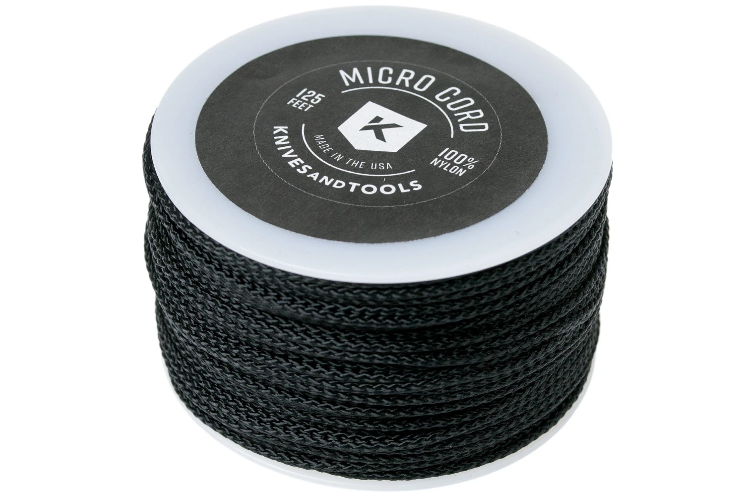 Knivesandtools Micro Cord, Colour: Black, 125 Ft (38.1 M) 1 Knivesandtools Micro Cord, Colour: Black, 125 Ft (38.1 M)
