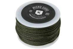 Knivesandtools Micro Cord, Colour: Olive, 125 Ft (38.1 M)
