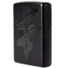 Knivesandtools Zippo Black Matte Snake, Black, Lighter