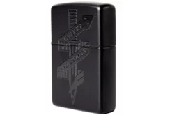 Knivesandtools Zippo Black Matte Snake, Black, Lighter