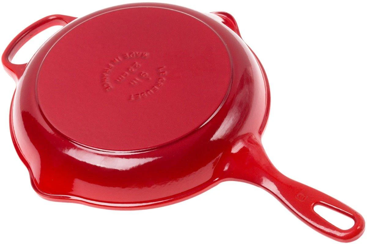 Le Creuset Cast Iron Sauce Pan / Skillet 23 Cm, Round, Red 2 Le Creuset Cast Iron Sauce Pan / Skillet 23 Cm, Round, Red - Billede 2