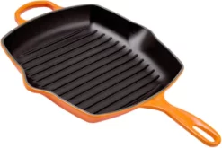 Le Creuset Grill Pan/skillet 26cm Square, Orange