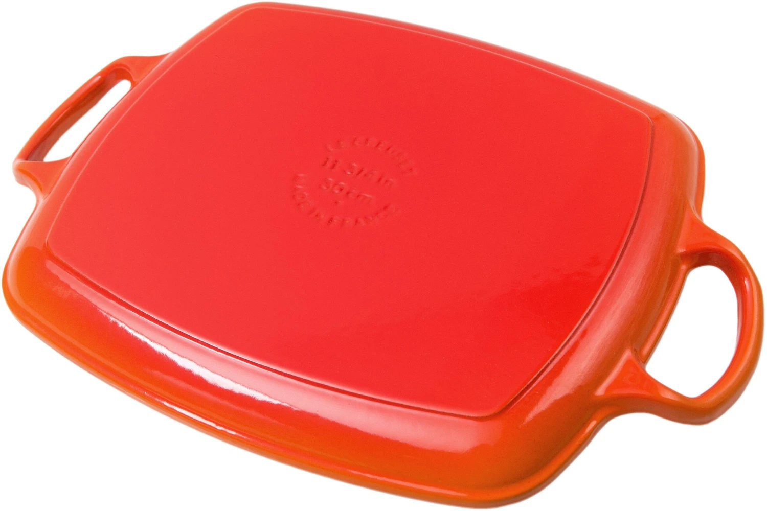 Le Creuset La Fonte Enamel Grill Pan 30 Cm, Orange 2 Le Creuset La Fonte Enamel Grill Pan 30 Cm, Orange - Billede 2