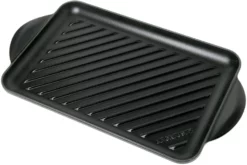 Le Creuset La Fonte Enamel Rectangular Grill Pan 32 Cm, Black